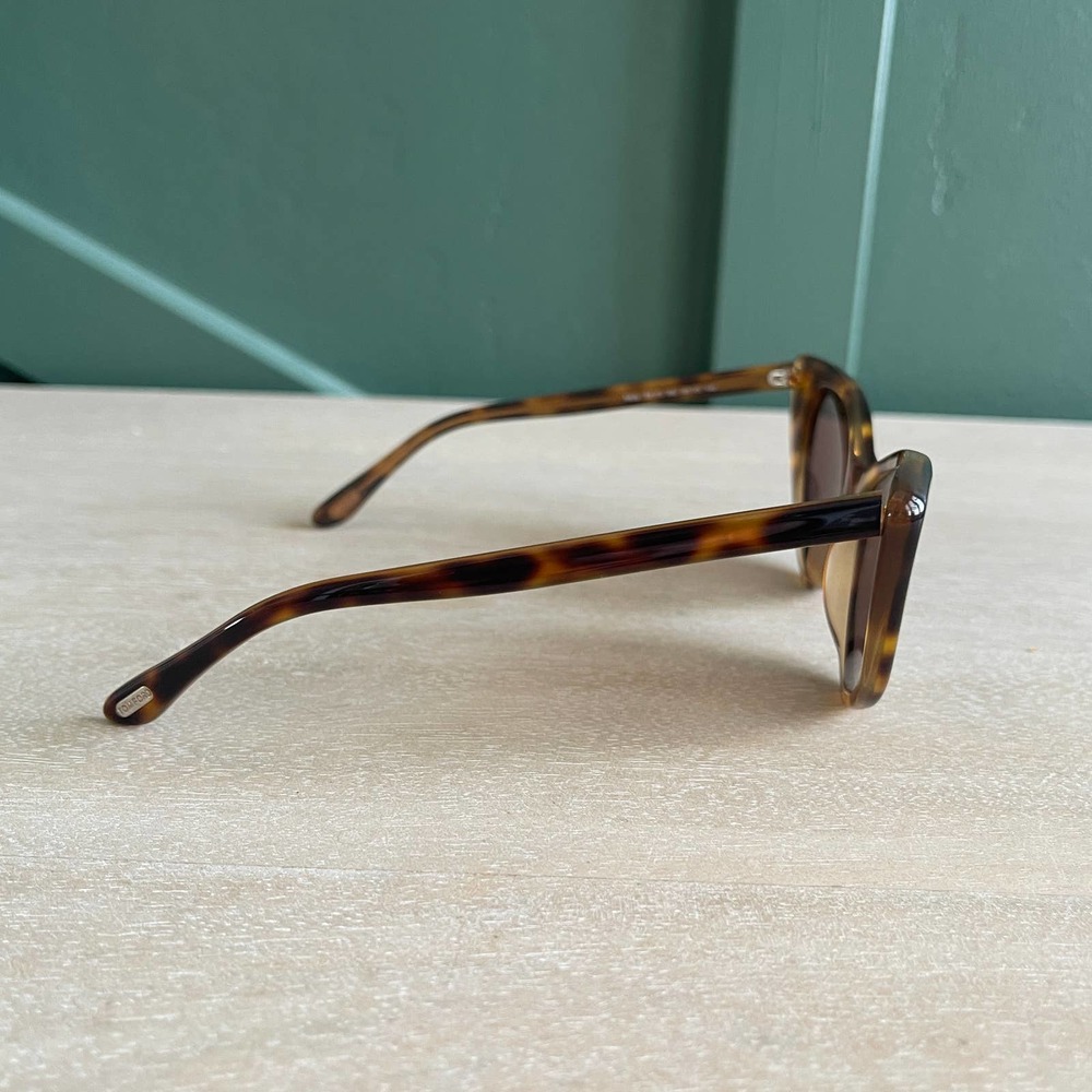 NEW Tom Ford Nikita Sunglasses 56J Light Havana Brown MSRP $360 - Picture 4 of 10